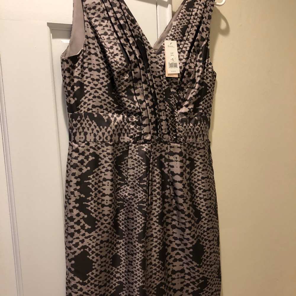 NWT Animal Print Dress--petite